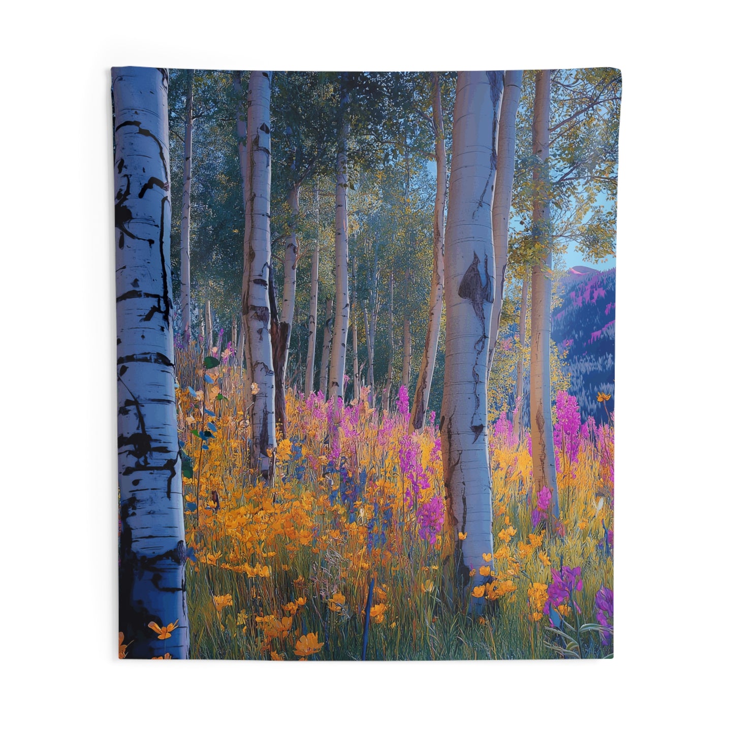 Aspen Pink Indoor Wall Tapestry