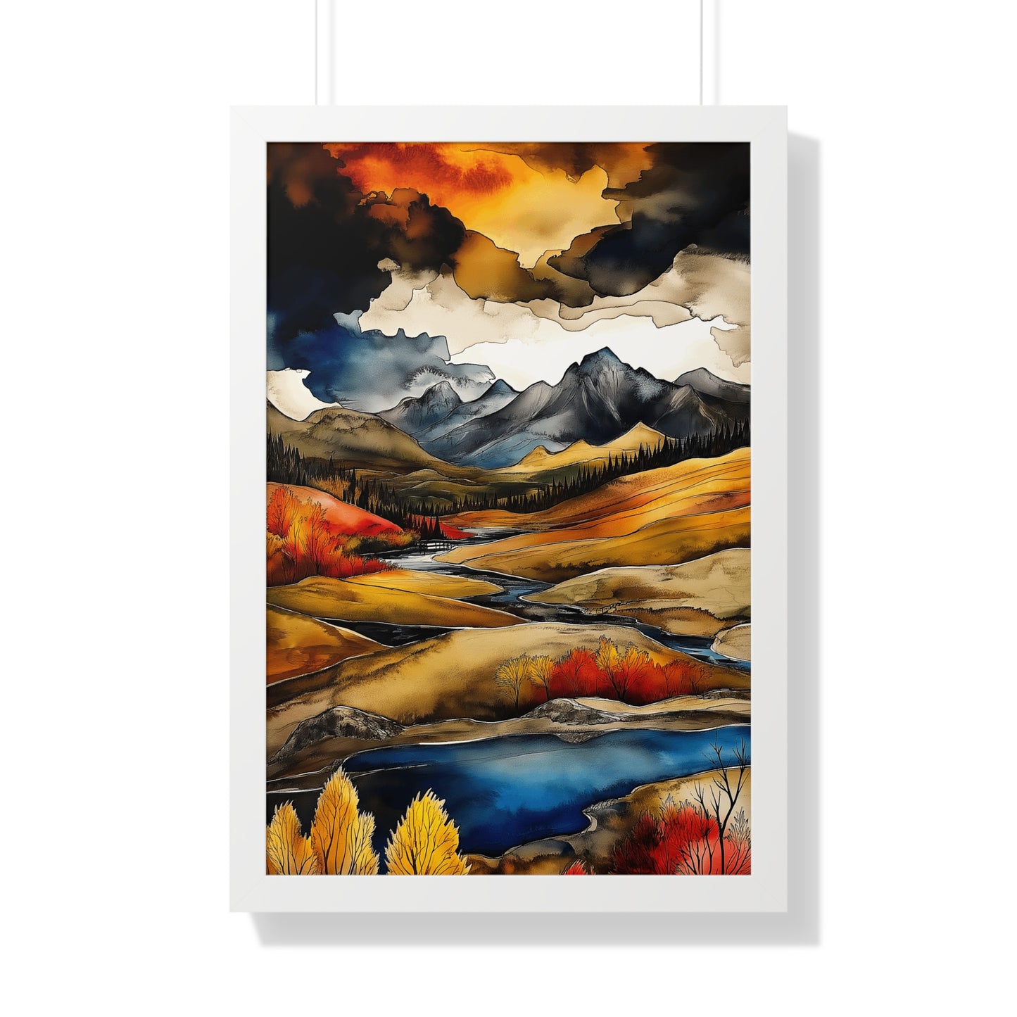 Vertical Poster - Majestic Mountains 2