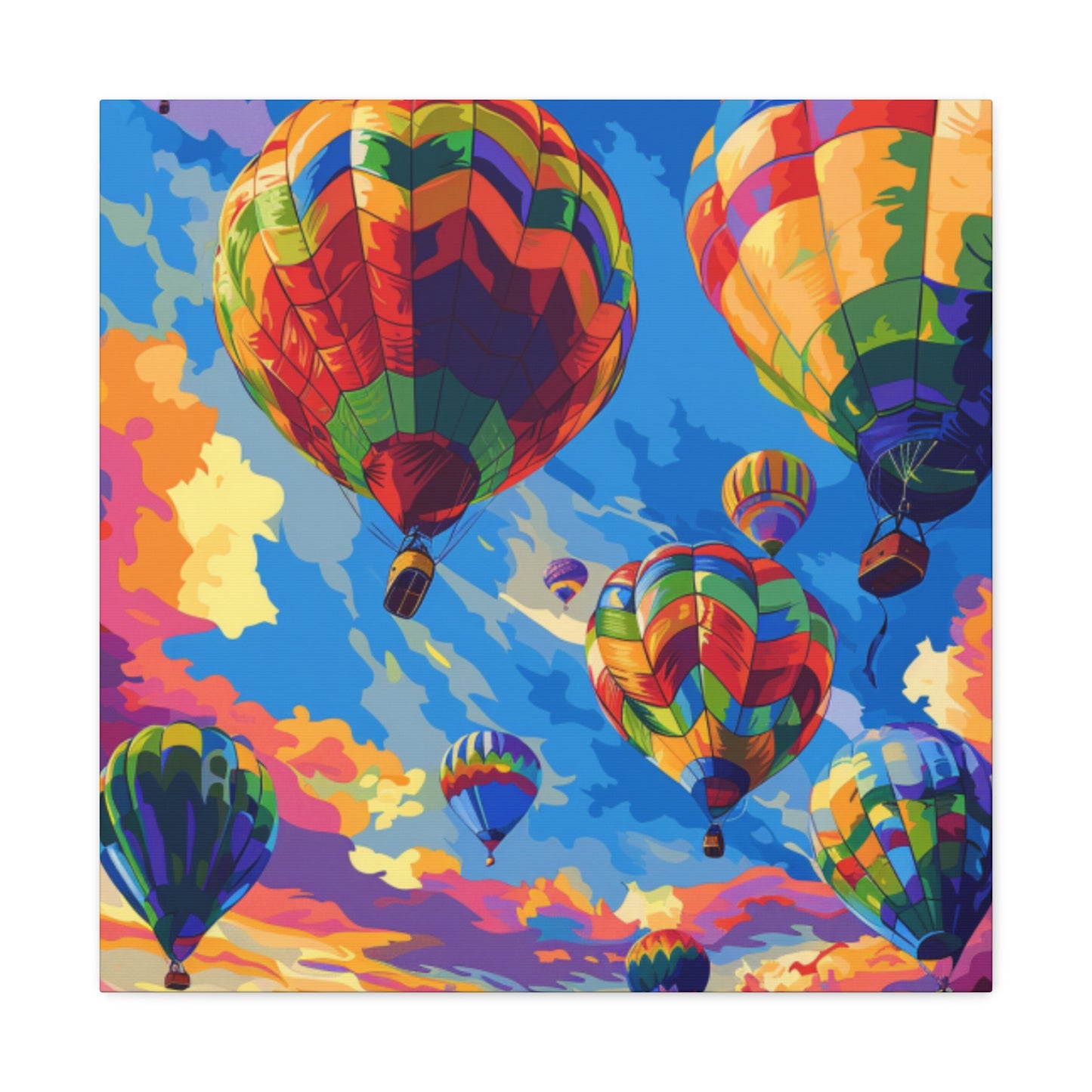 Hot Air Balloon v1 Canvas Gallery Wraps