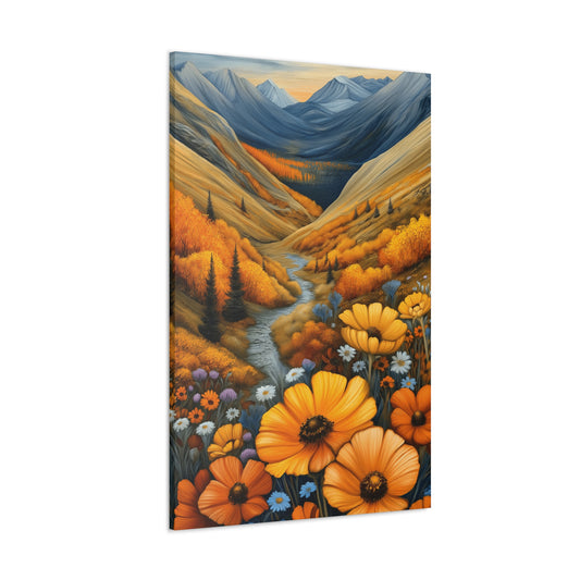 Canvas Gallery Wraps - Rocky Mountain Valley #2