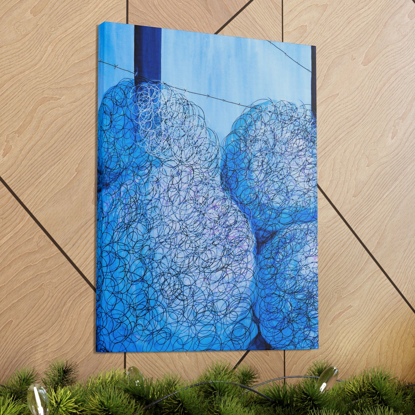 Blue Tumbleweed Canvas Gallery Wraps