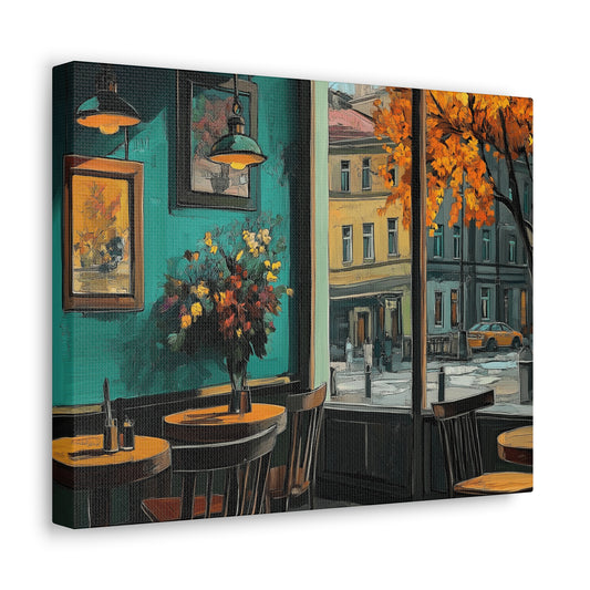 Canvas Gallery Wraps - Special Cafe in Special Place Wall Art