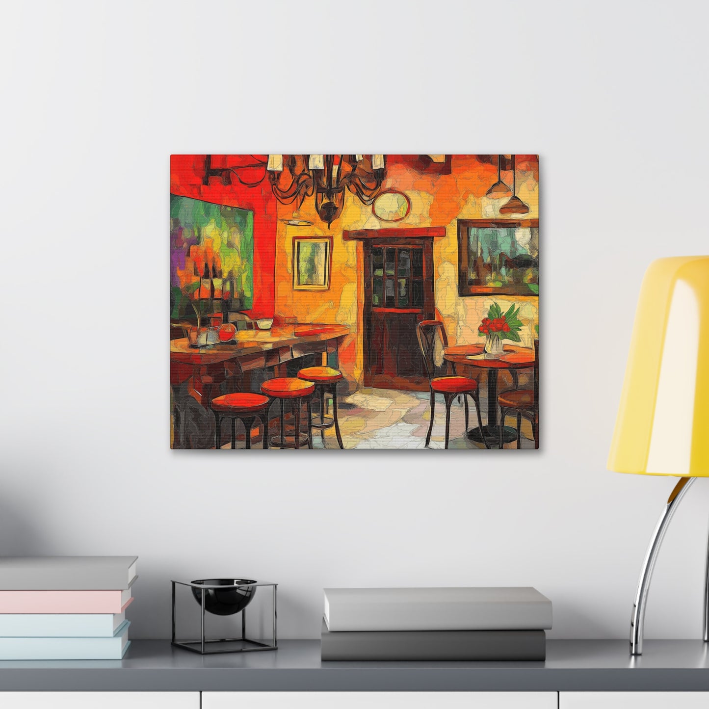 Canvas Gallery Wraps - Bistro Cafe Wall Art