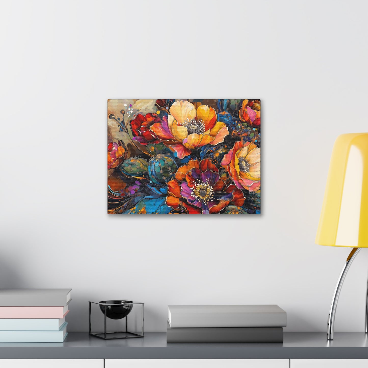 Canvas Gallery Wraps - Cacti Flowers Bold #2