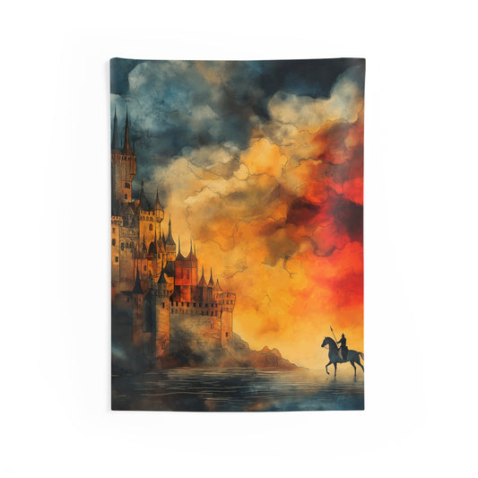 Castle Storm Tapestry