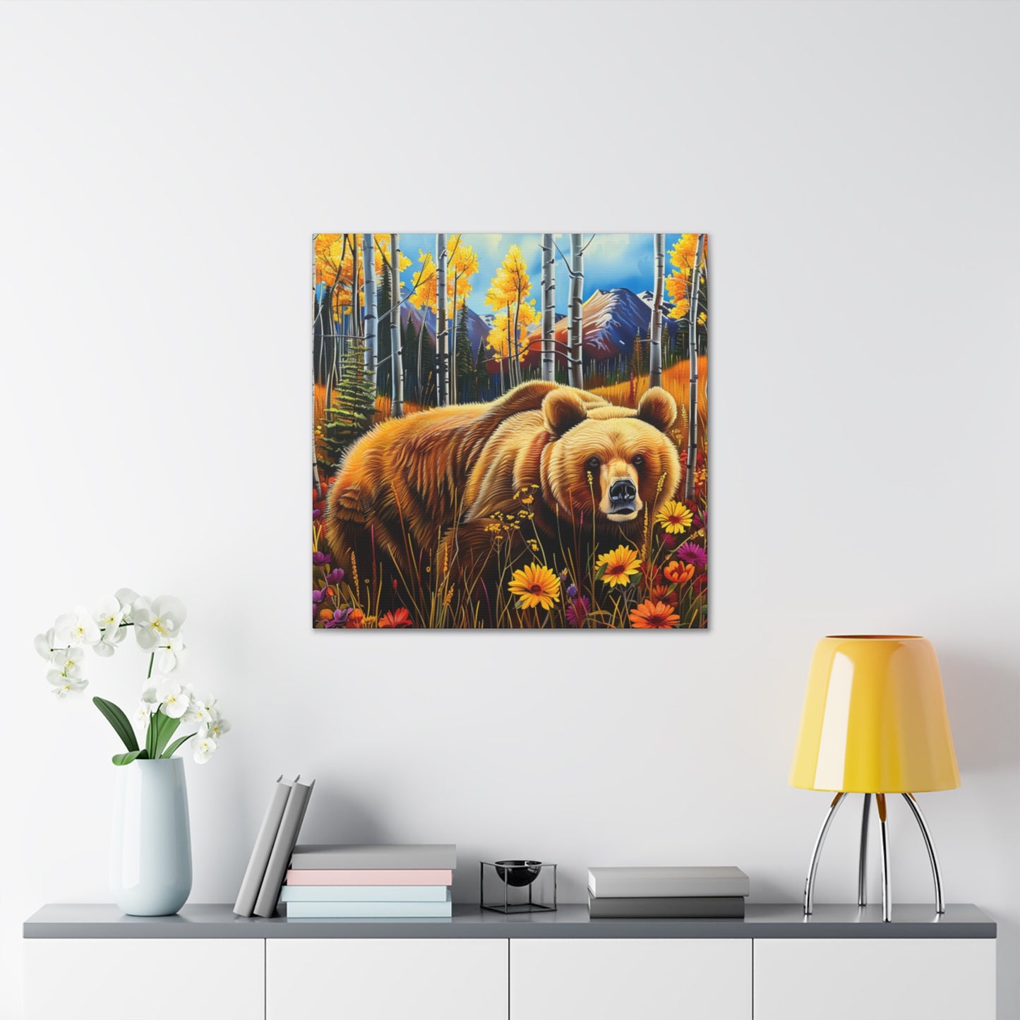 CO Brown Bear Aspens 1a Canvas Gallery Wraps