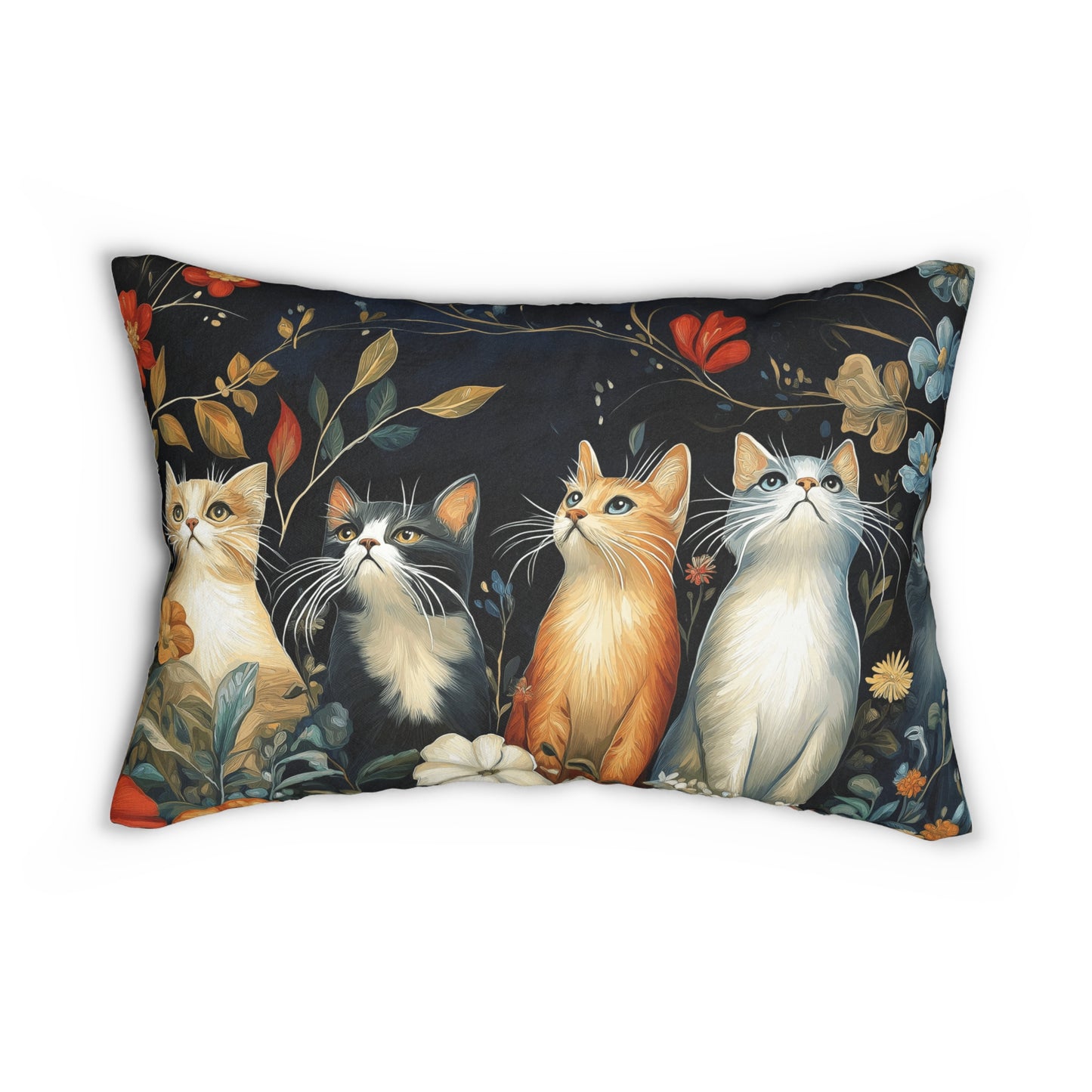 Cats Lumbar Pillow