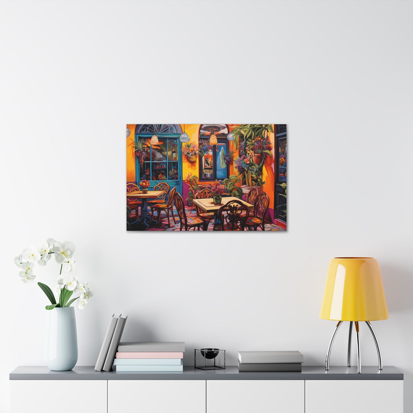 Canvas Gallery Wraps - Colorful Menu Plus Wall Art