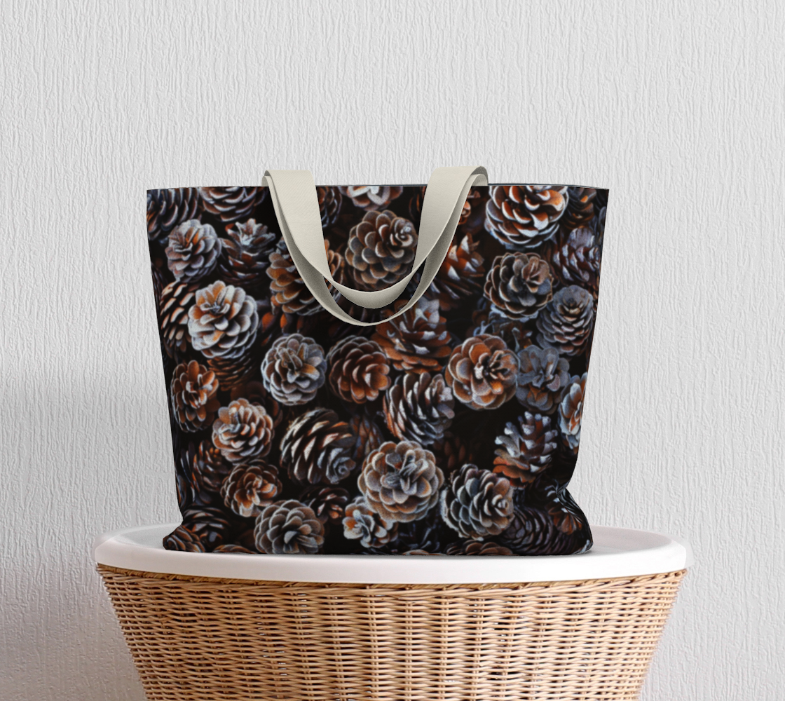 Pinecone Large Tote Bag