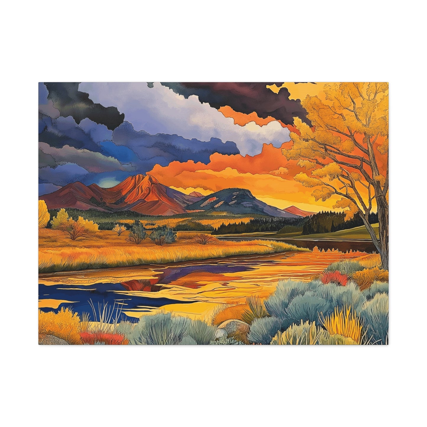 Canvas Gallery Wraps - Colorado Landscape in Glorious Colors