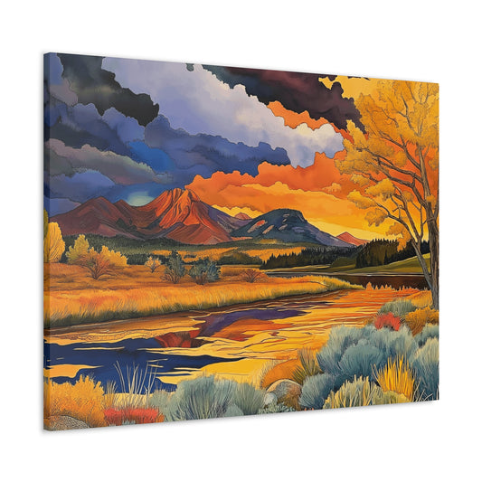 Canvas Gallery Wraps - Colorado Landscape in Glorious Colors