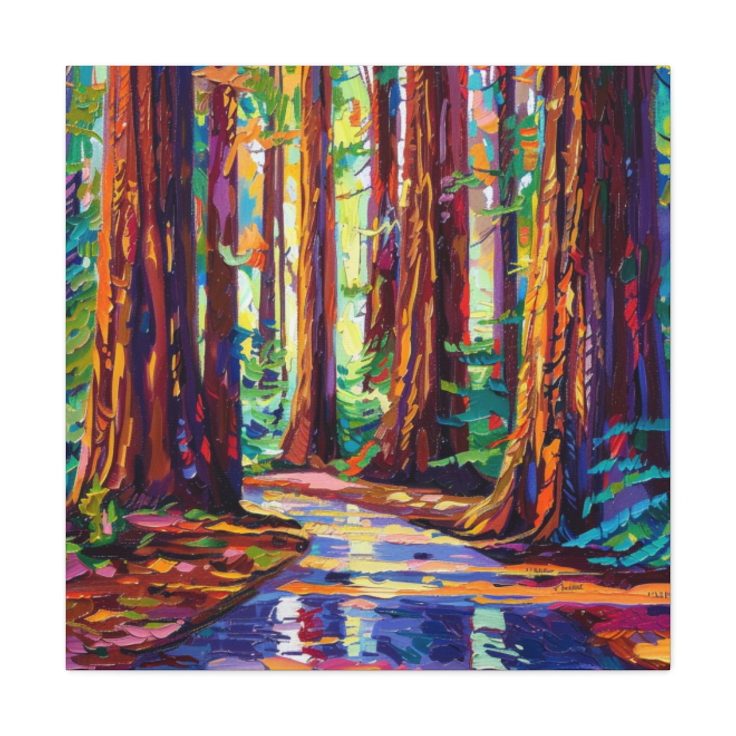 CA Redwood Canvas Gallery Wraps