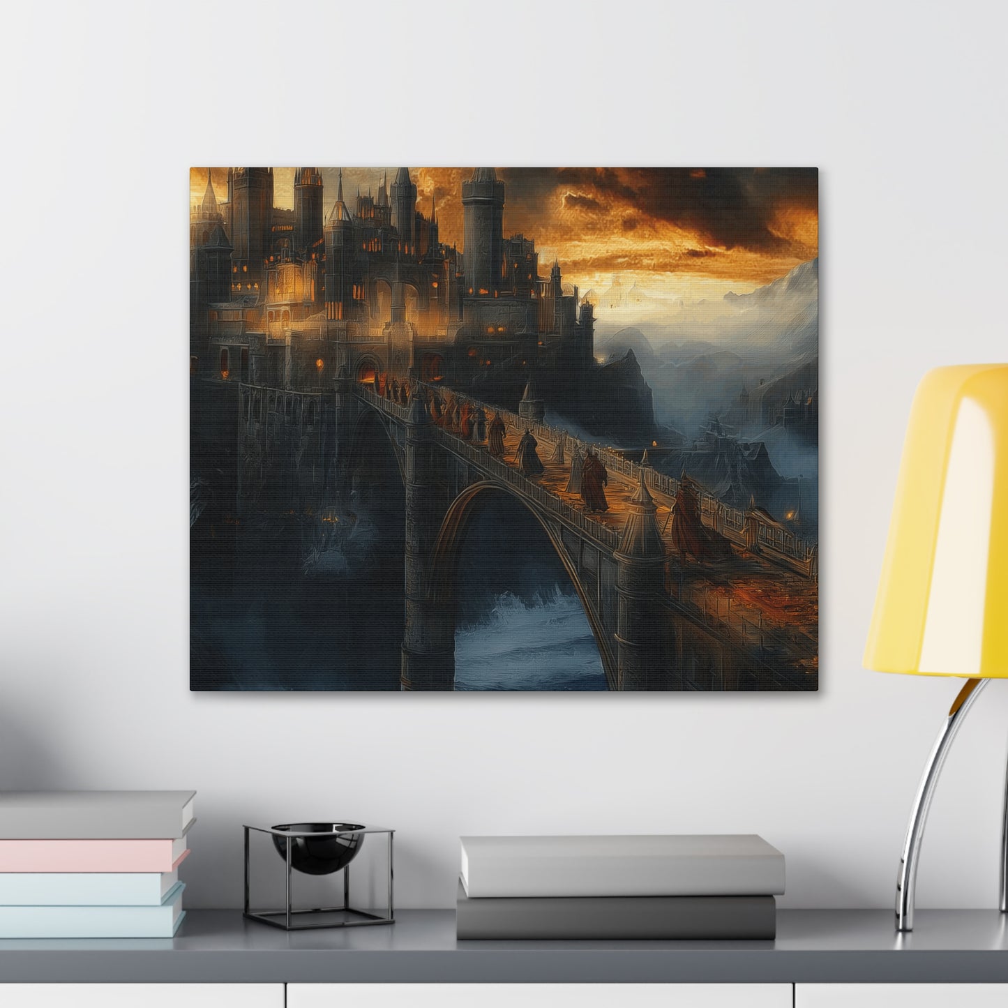 Canvas Wall Art - Dark Castle Entrance