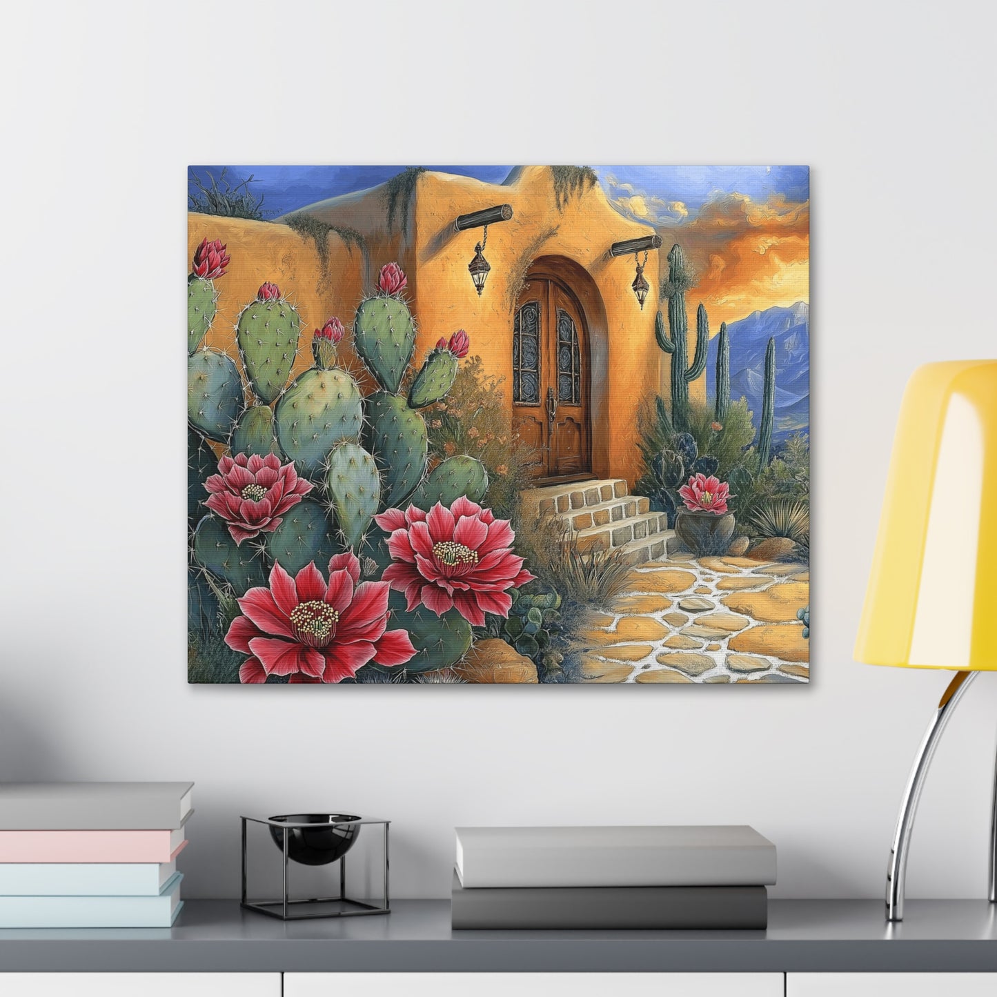 Canvas Gallery Wraps - Cacti in Bloom Home Decor