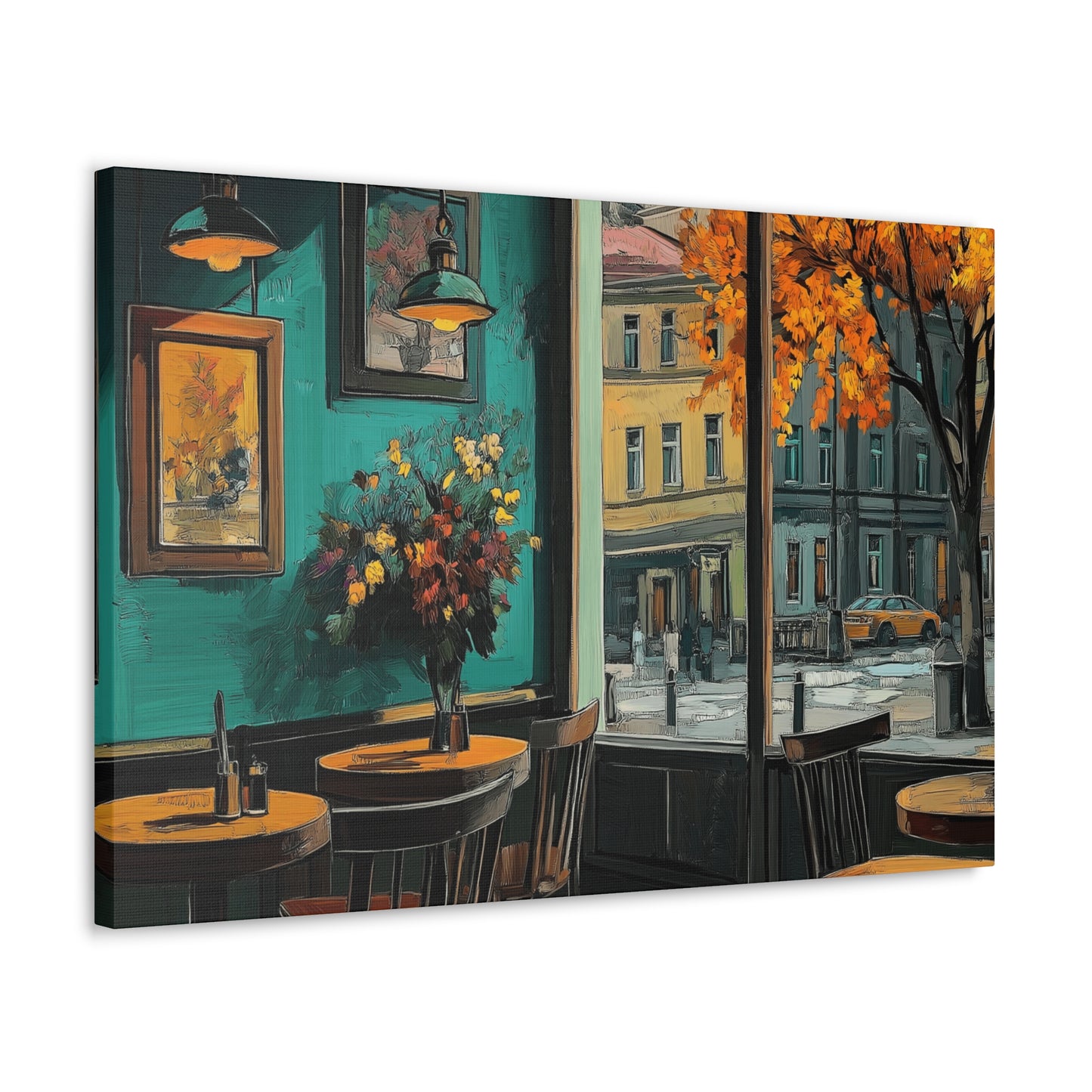 Canvas Gallery Wraps - Special Cafe in Special Place Wall Art