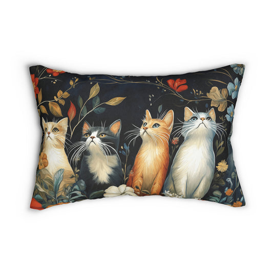 Cats Lumbar Pillow