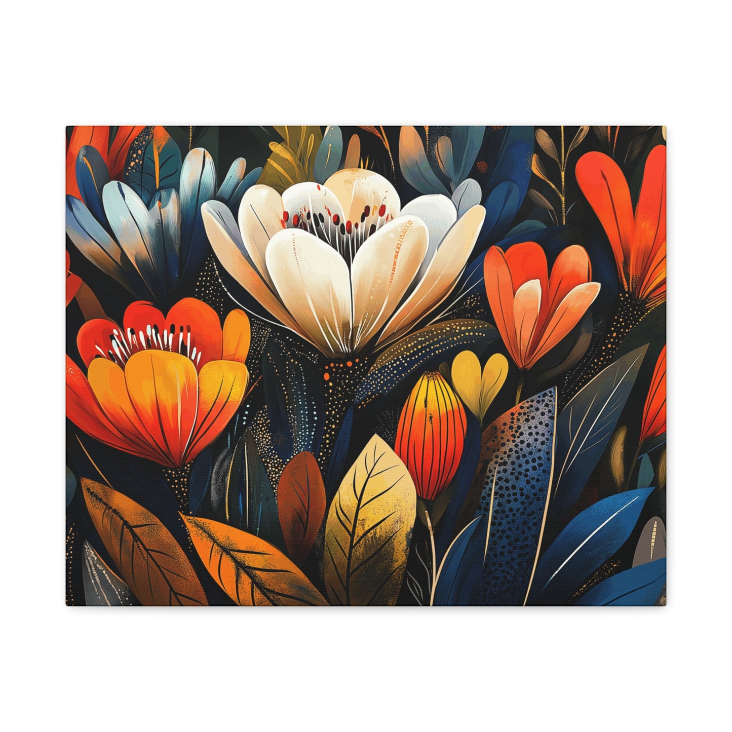 Canvas Gallery Wraps - Wow Cacti Flowers Wall Art