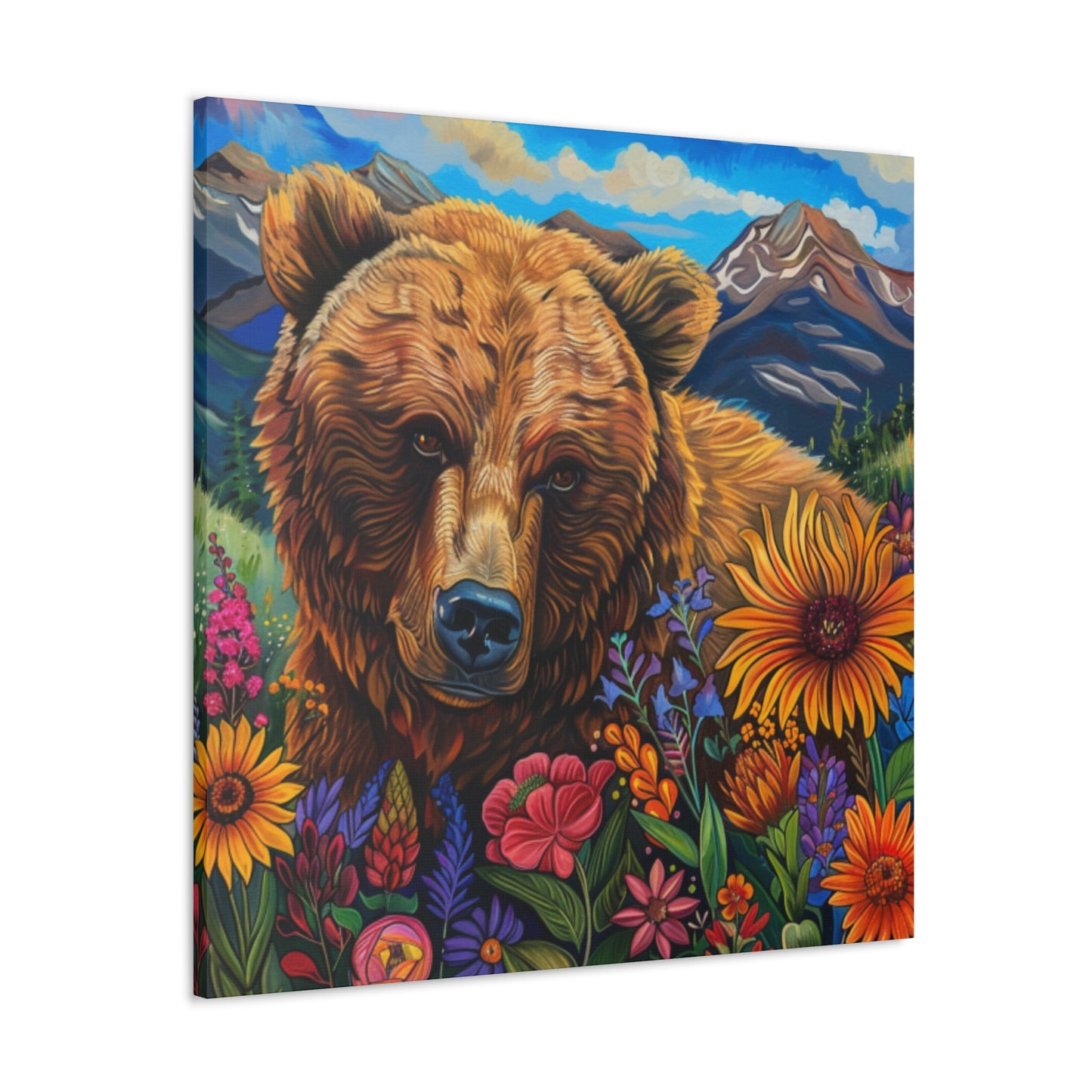 Brown Bear Canvas Gallery Wraps