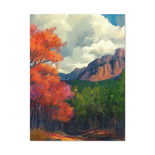Canvas Print - Rocky Mountain Glorious Trees