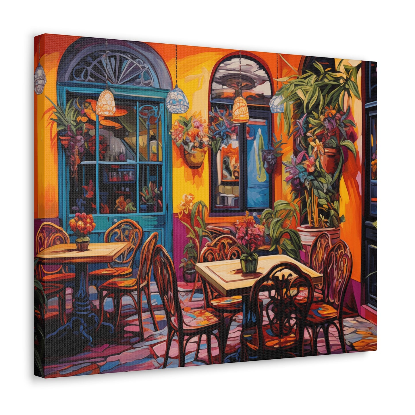 Canvas Gallery Wraps - Colorful Menu Plus Wall Art