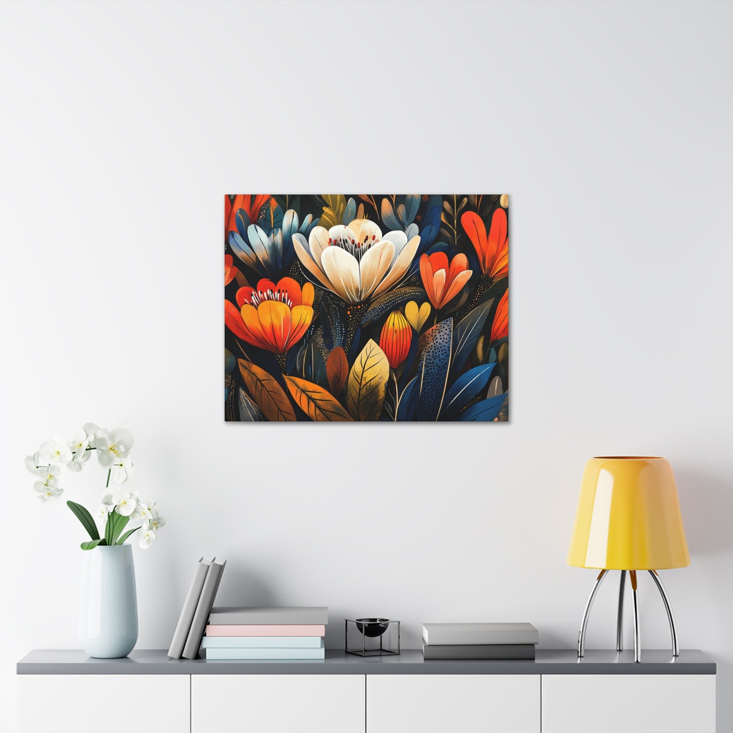 Canvas Gallery Wraps - Wow Cacti Flowers Wall Art