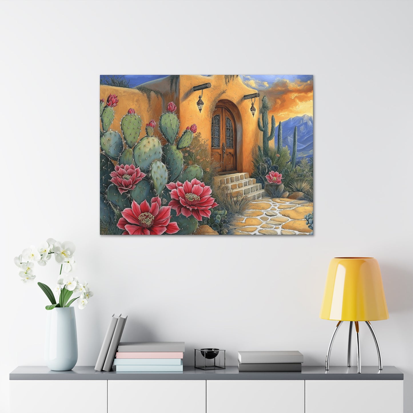 Canvas Gallery Wraps - Cacti in Bloom Home Decor