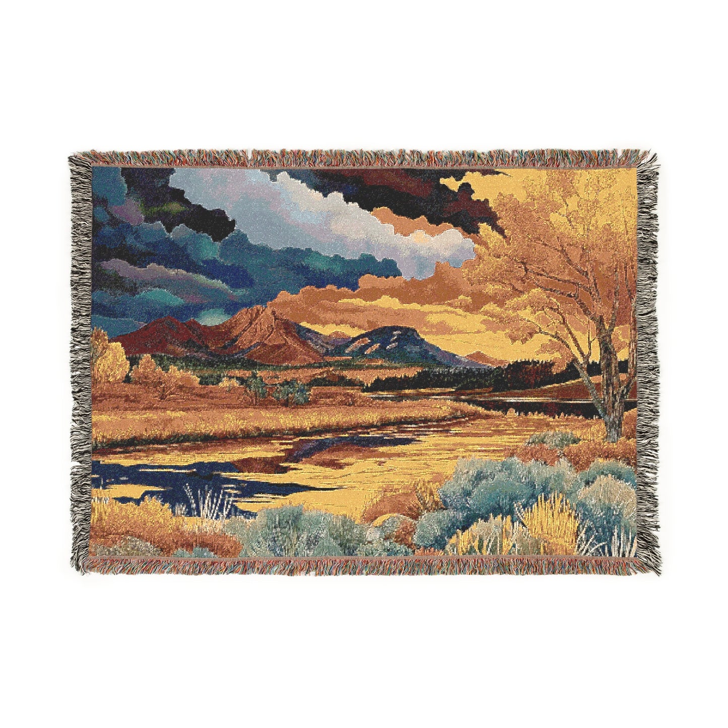 Woven Blanket - Colorado Landscape