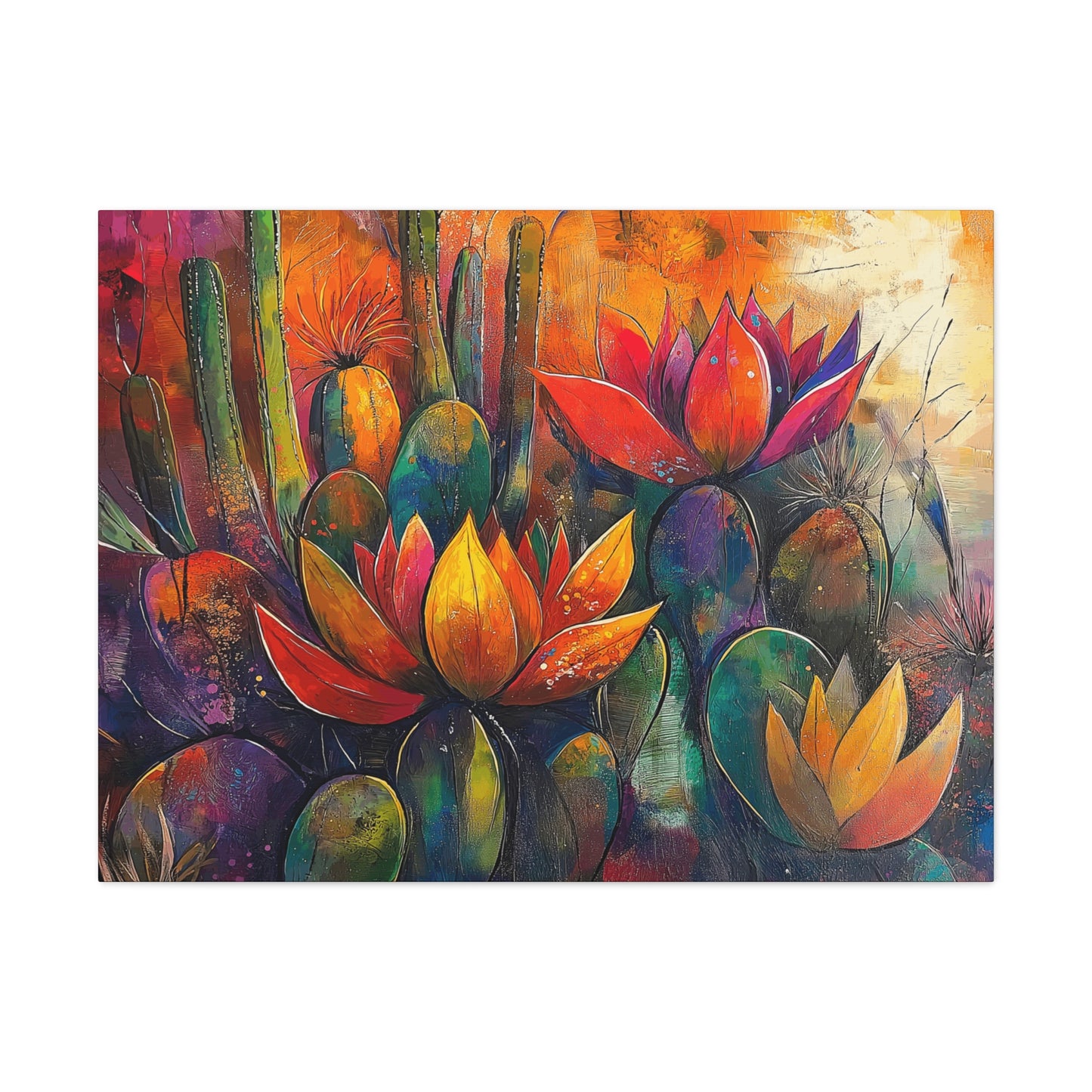 Canvas Gallery Wraps Cacti B 11