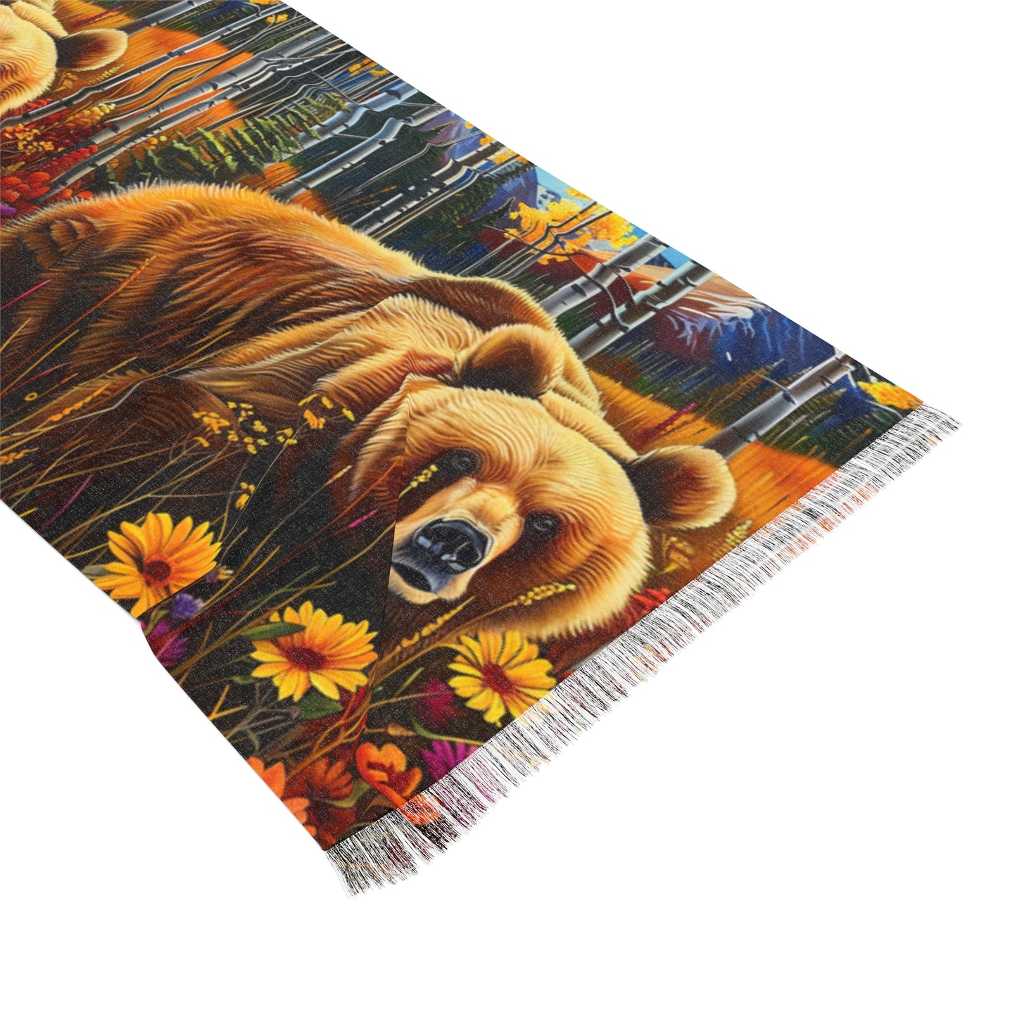 Brown Bear 2 Light Scarf