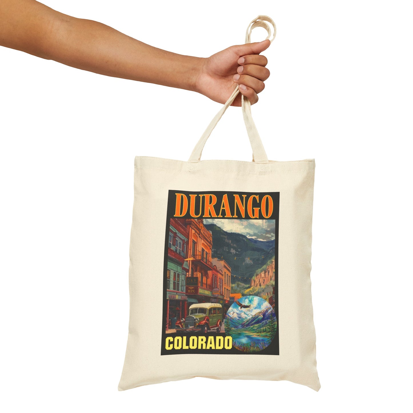 Durango Cotton Canvas Tote Bag