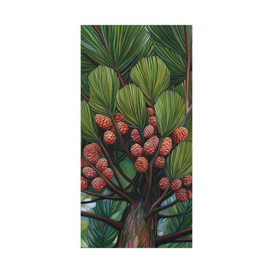 Canvas Wall Art - Tall Pine Tree