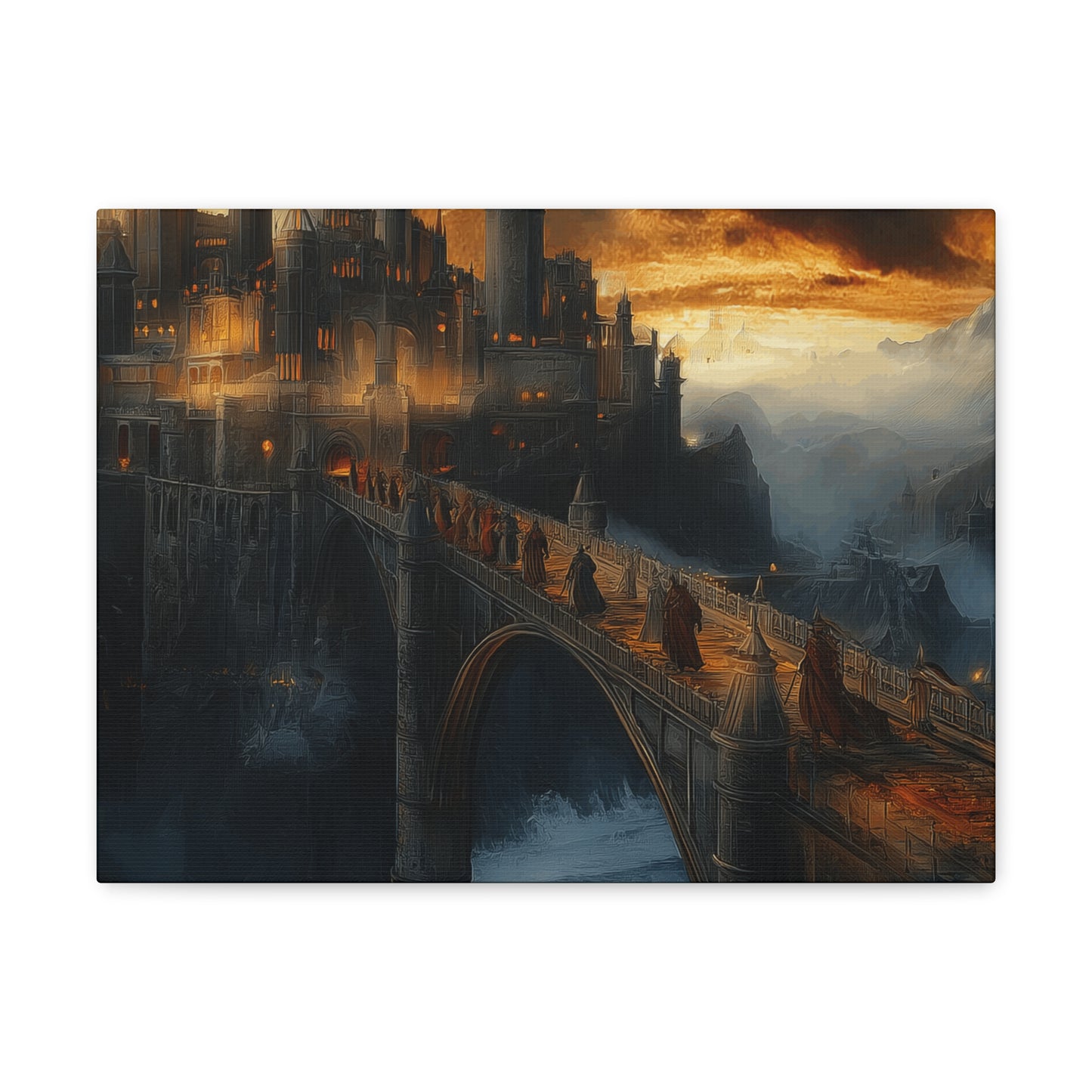 Canvas Wall Art - Dark Castle Entrance