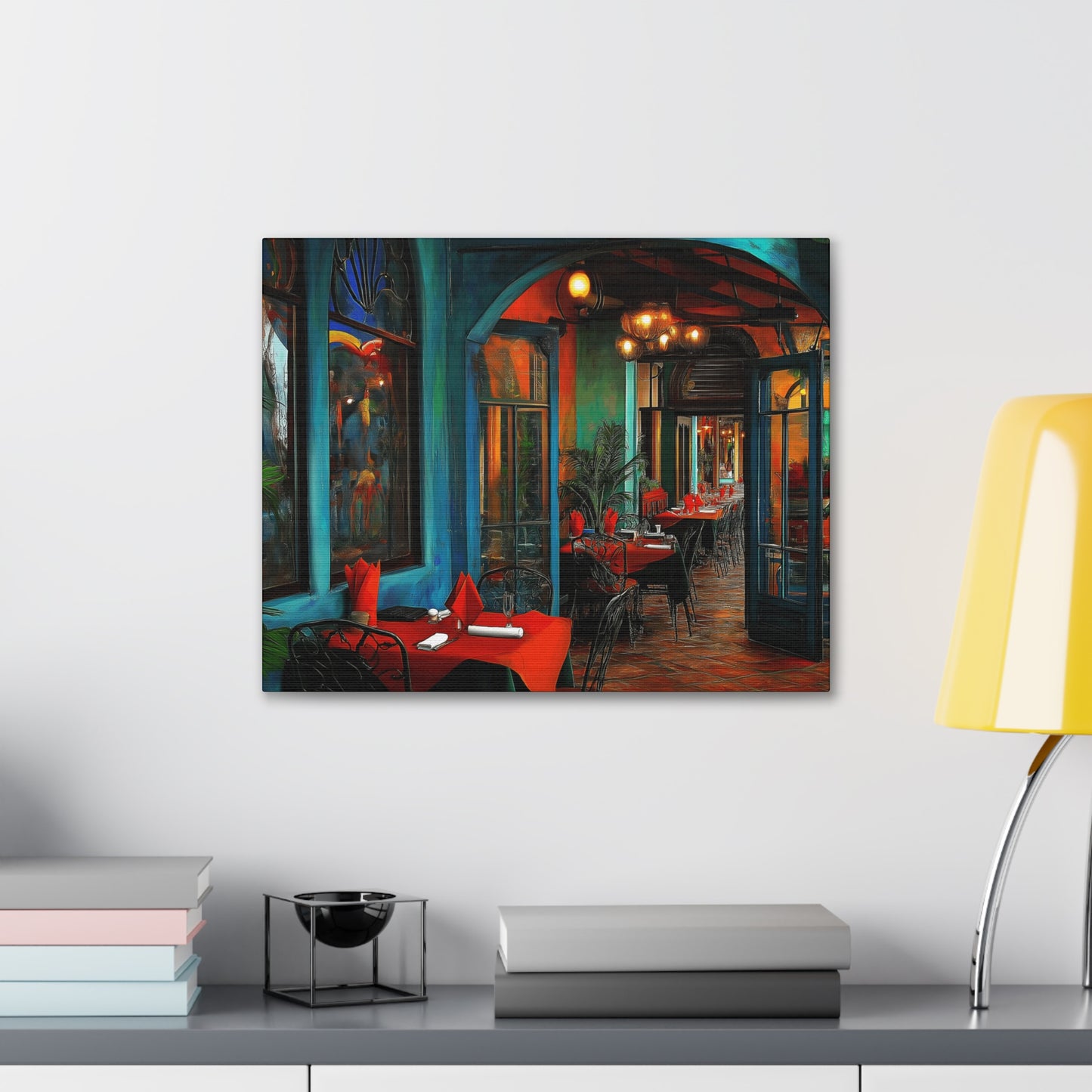 Canvas Gallery Wraps - Red Table Tops Wall Art