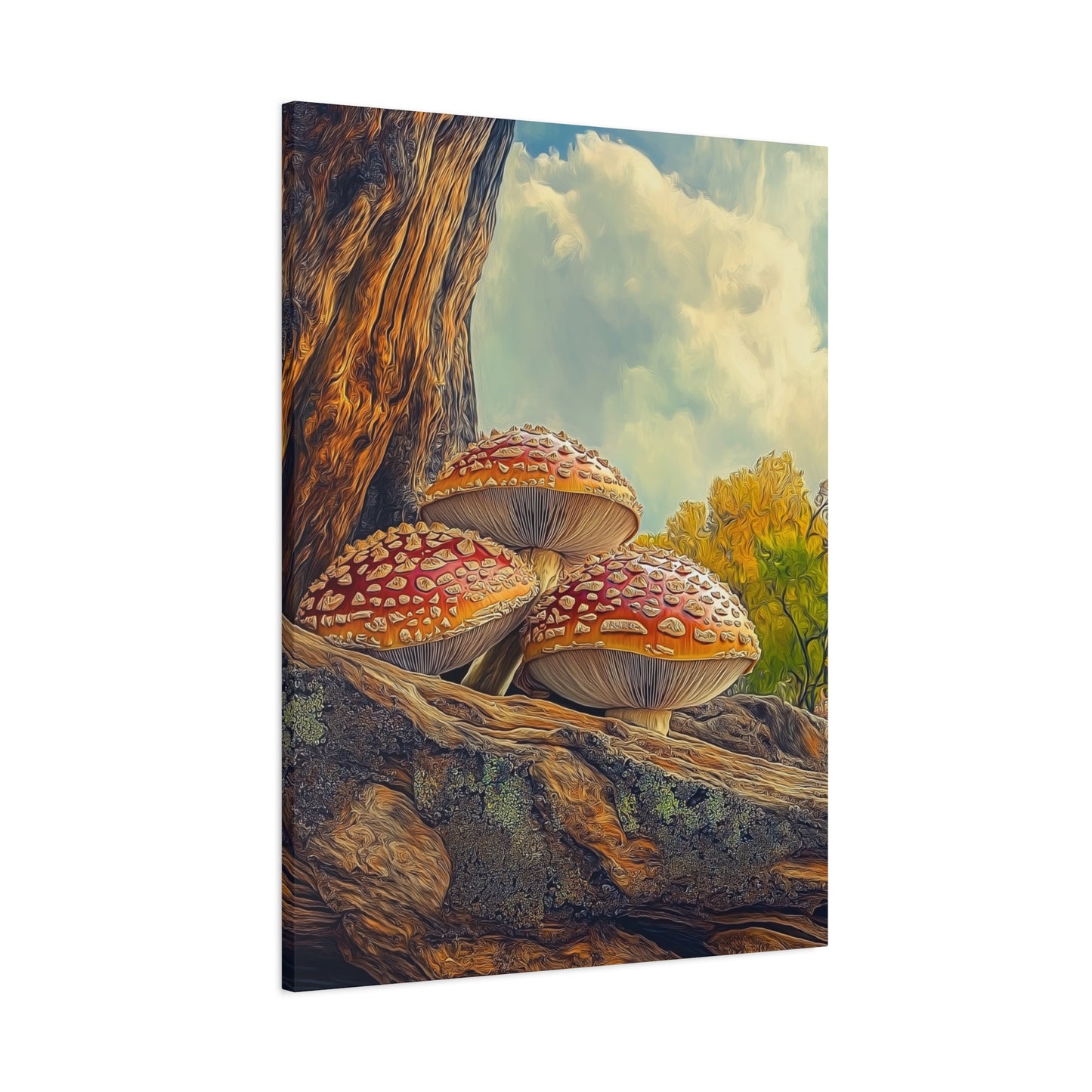 Canvas Print - Red Cap Mushroom Air