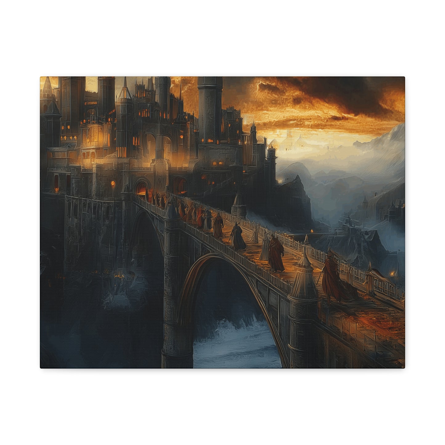 Canvas Wall Art - Dark Castle Entrance