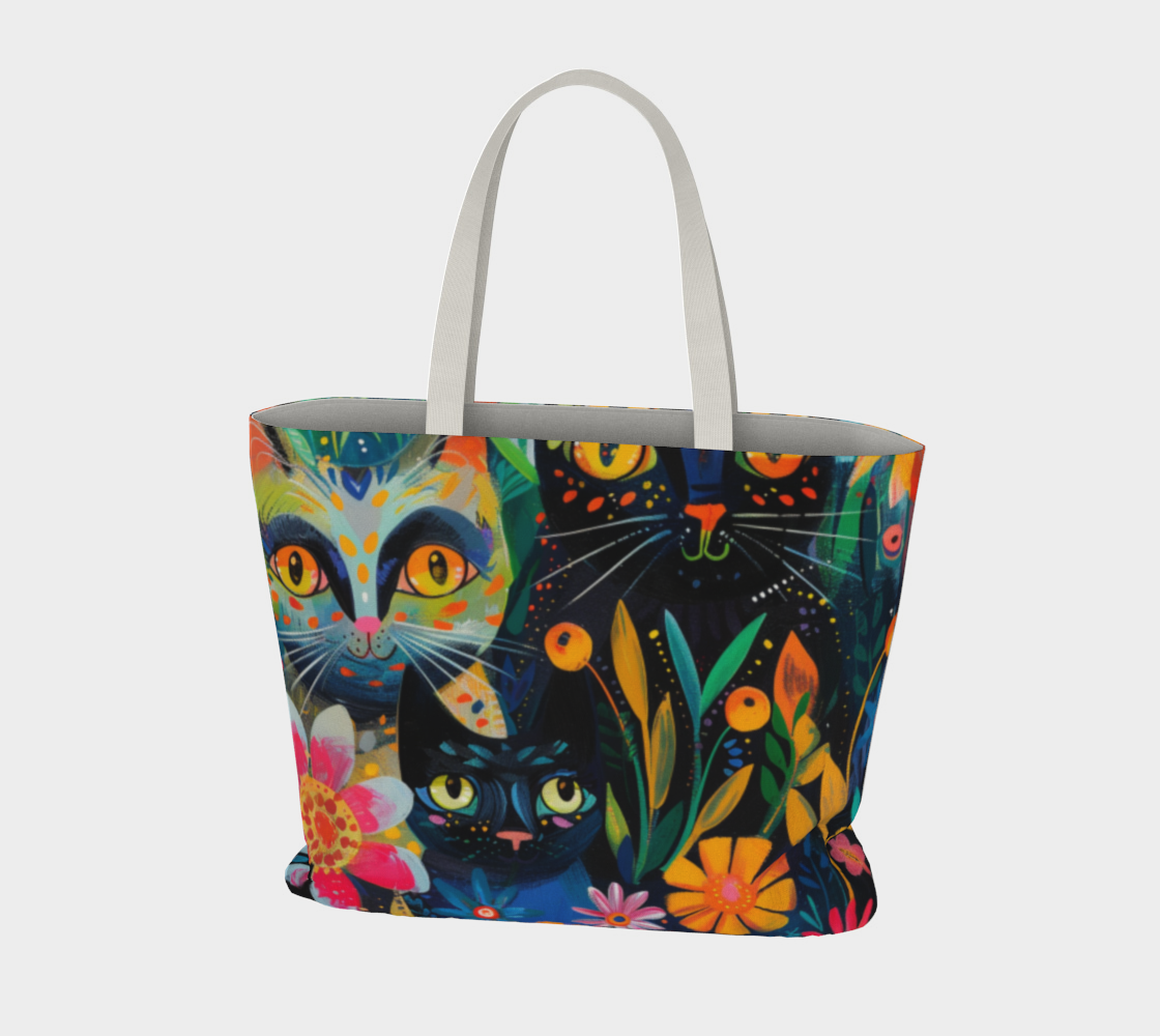 Cats 2 Large Tote