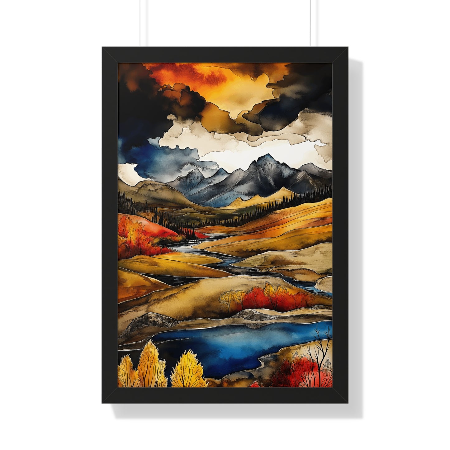 Vertical Poster - Majestic Mountains 2