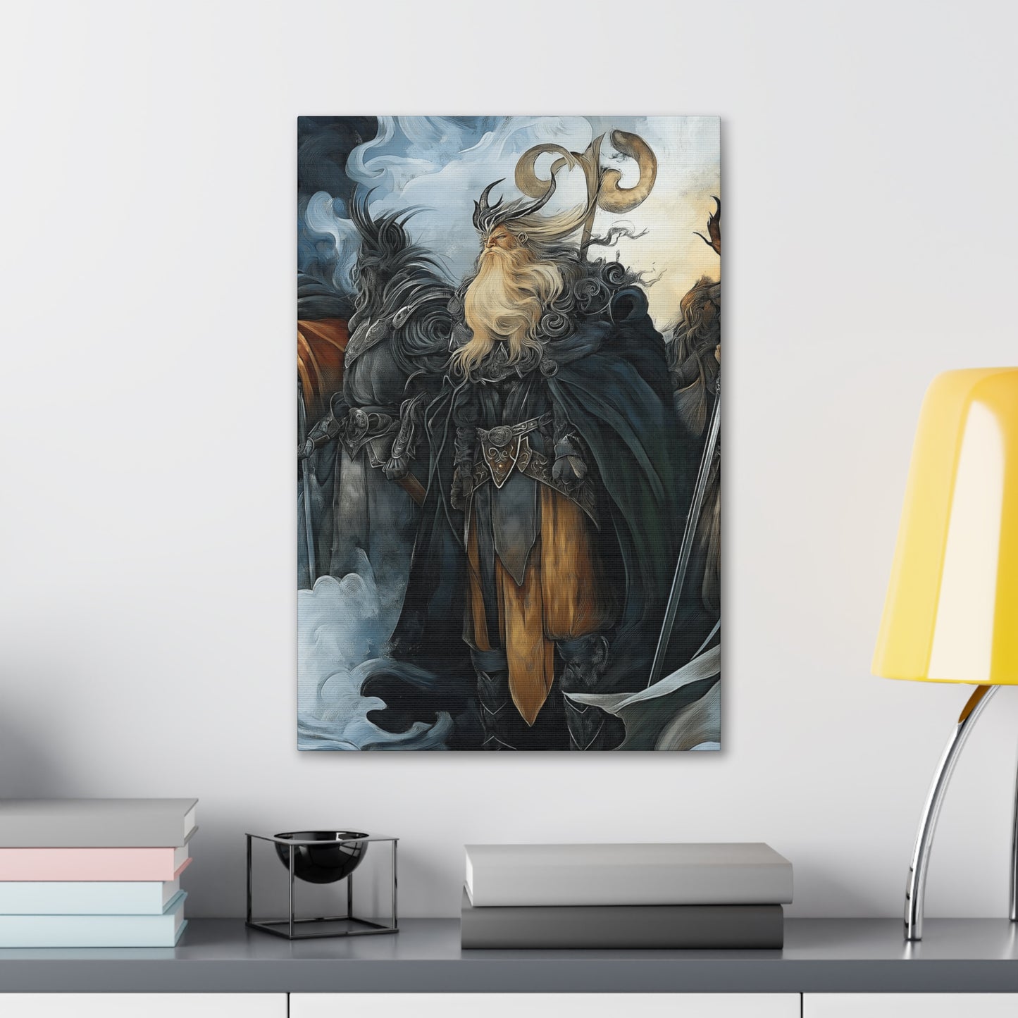 Canvas Wrap Warrior Leader Wall Art