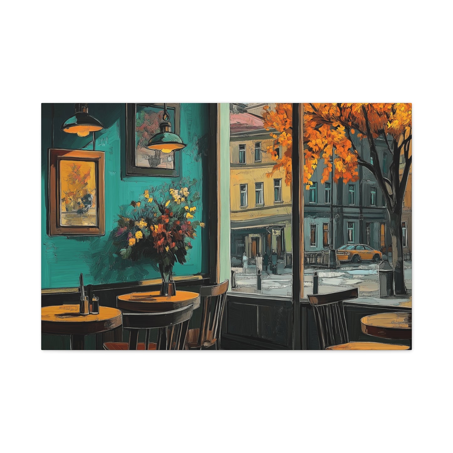 Canvas Gallery Wraps - Special Cafe in Special Place Wall Art