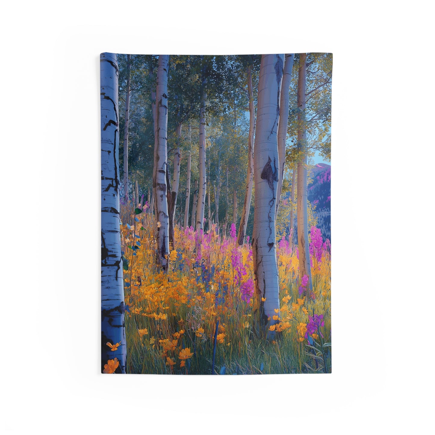 Aspen Pink Indoor Wall Tapestry