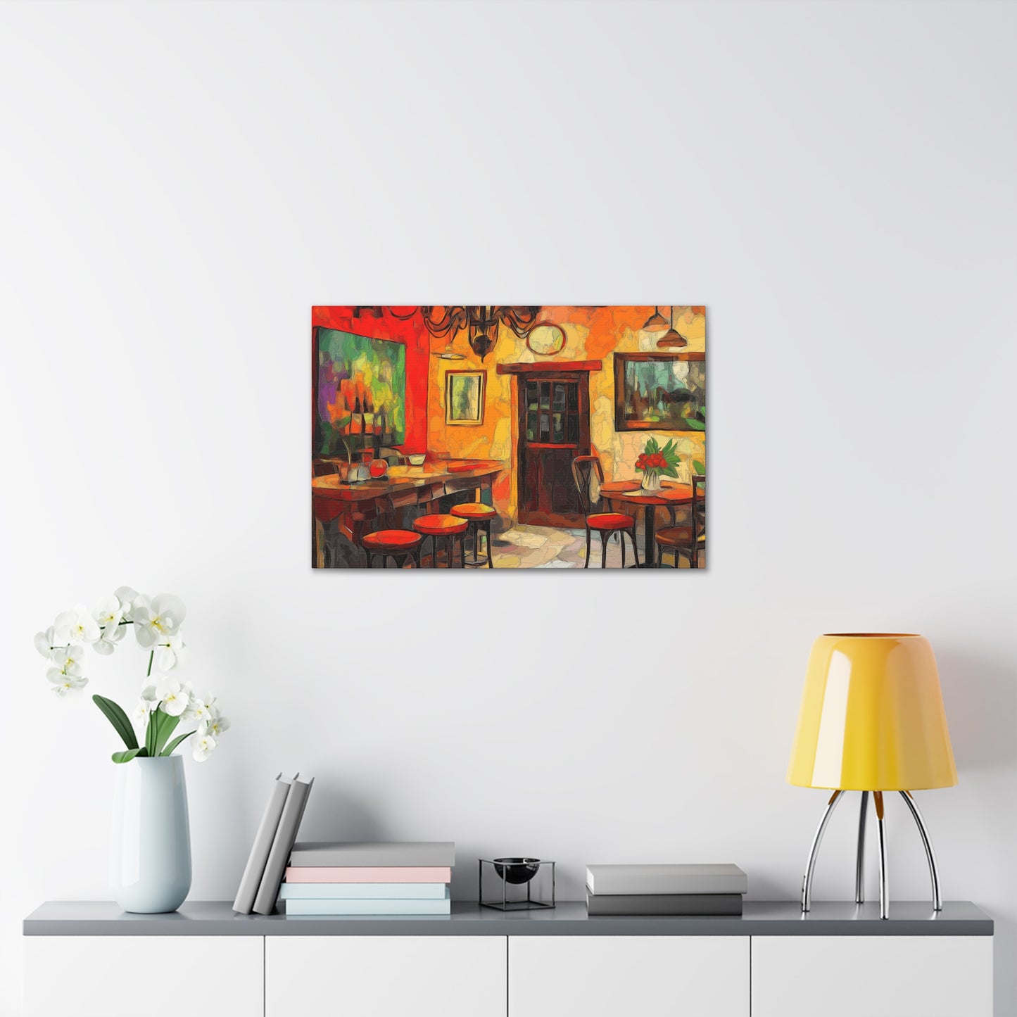 Canvas Gallery Wraps - Bistro Cafe Wall Art