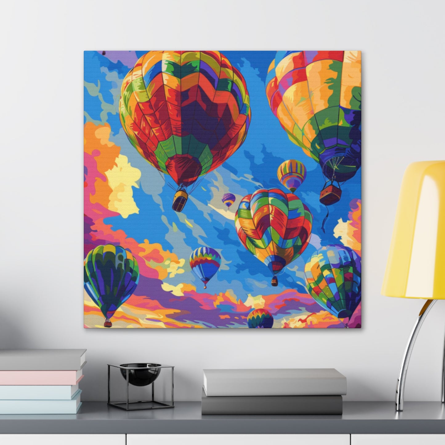 Hot Air Balloon v1 Canvas Gallery Wraps