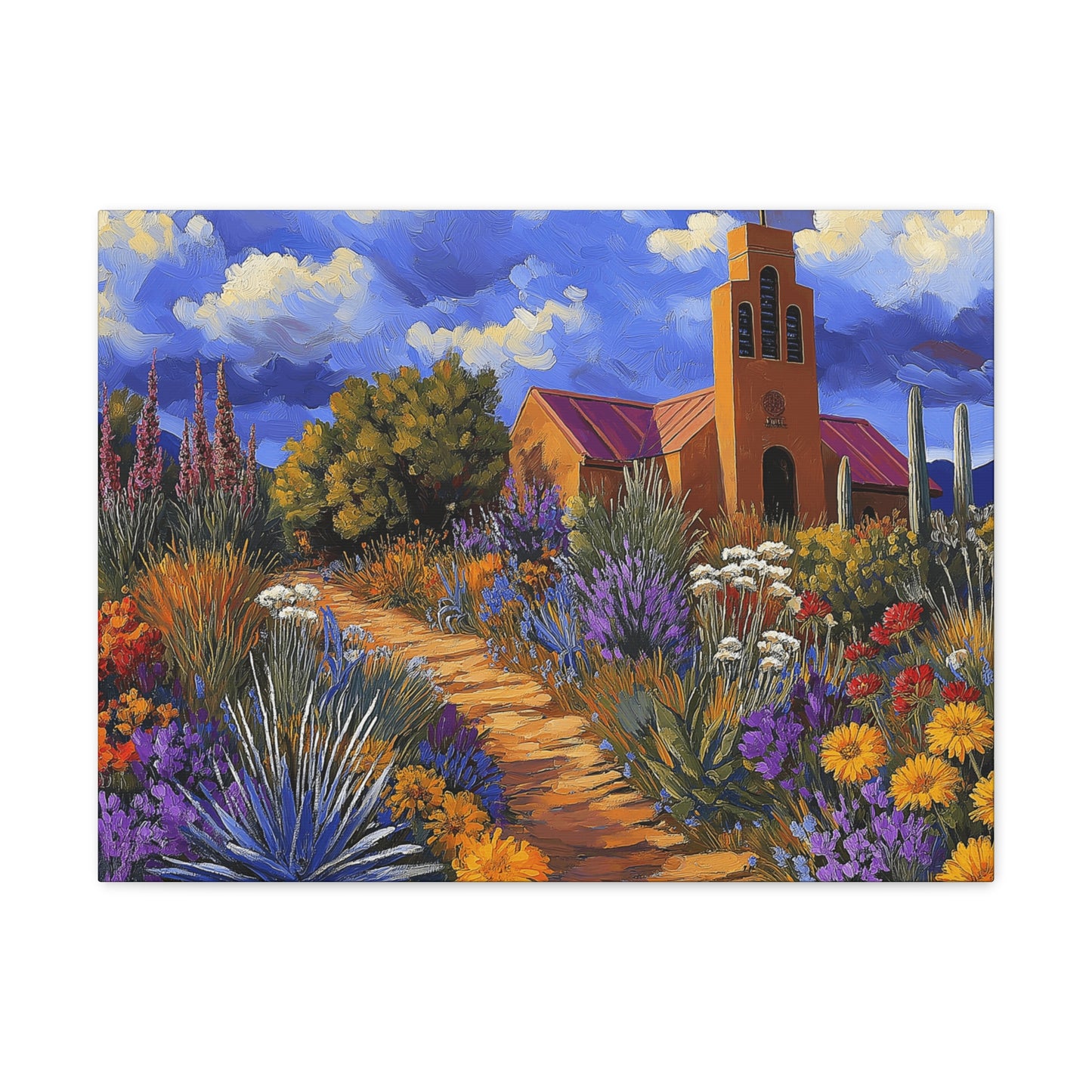 Canvas Prints - Abundance of Colorful Blooms Wall Art