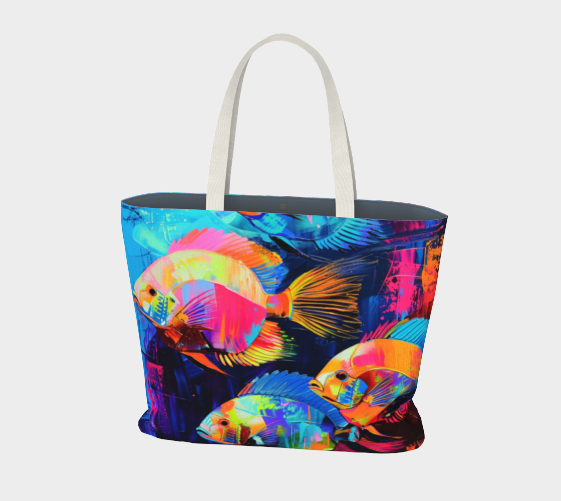 Fish 2 Large Tote