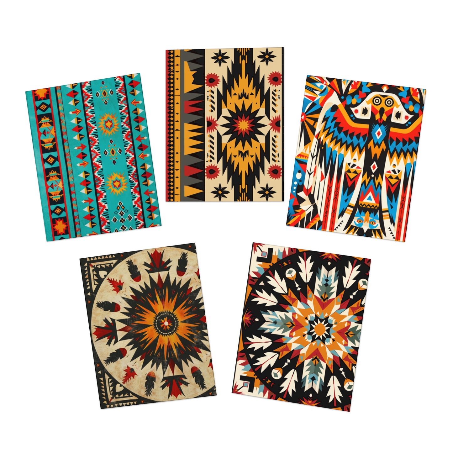 NA 1Mix Multi-Design Greeting Cards (5-Pack)
