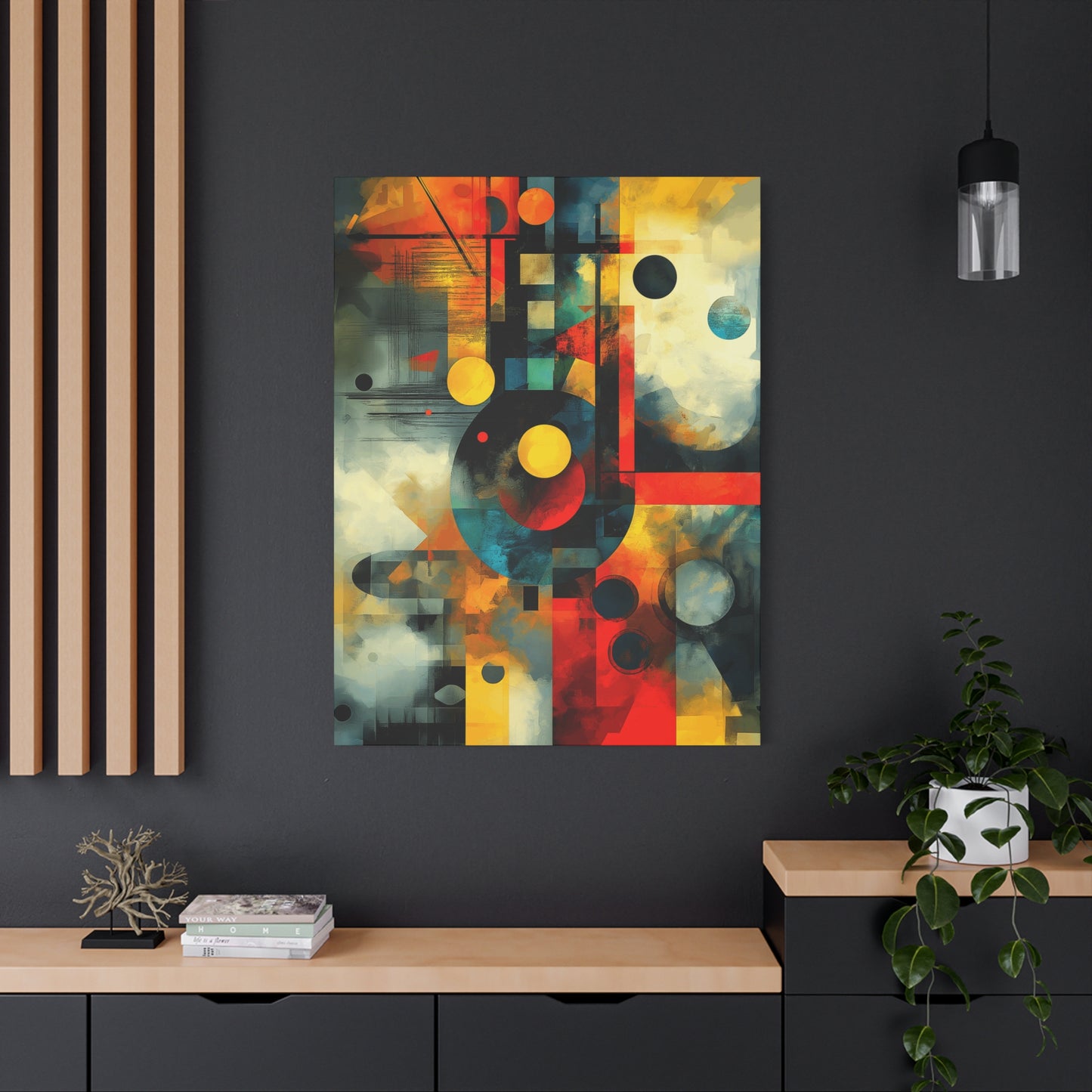 Modern Abstract Wall Art – Matte Canvas, Stretched 1.25"