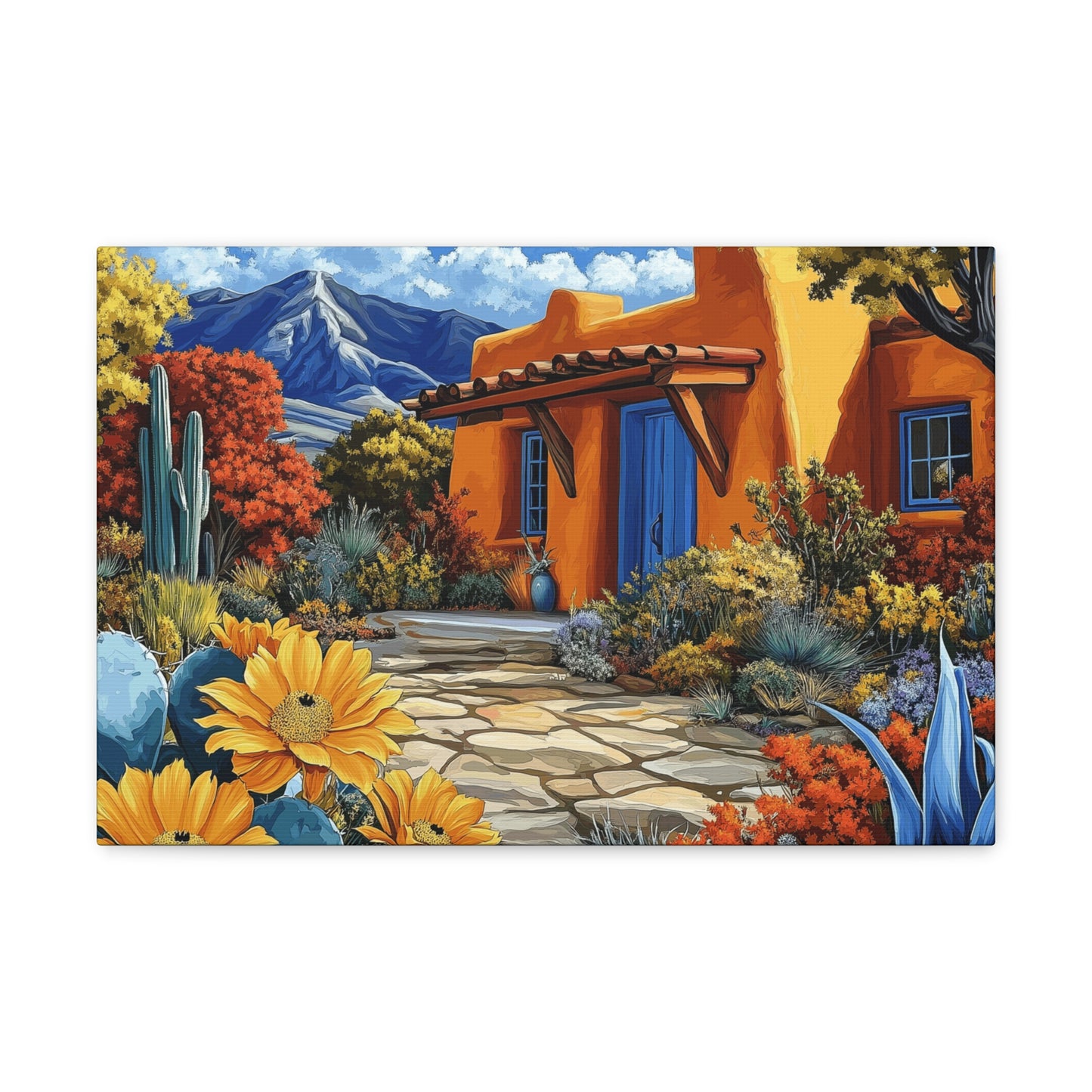 Canvas Gallery Wraps - New Mexico Echoes Casa 16 Wall Decor