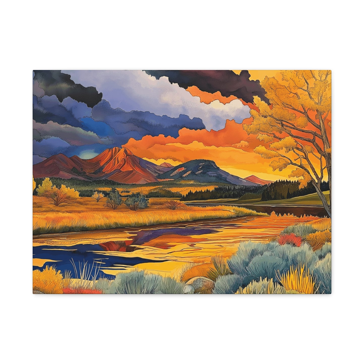 Canvas Gallery Wraps - Colorado Landscape in Glorious Colors