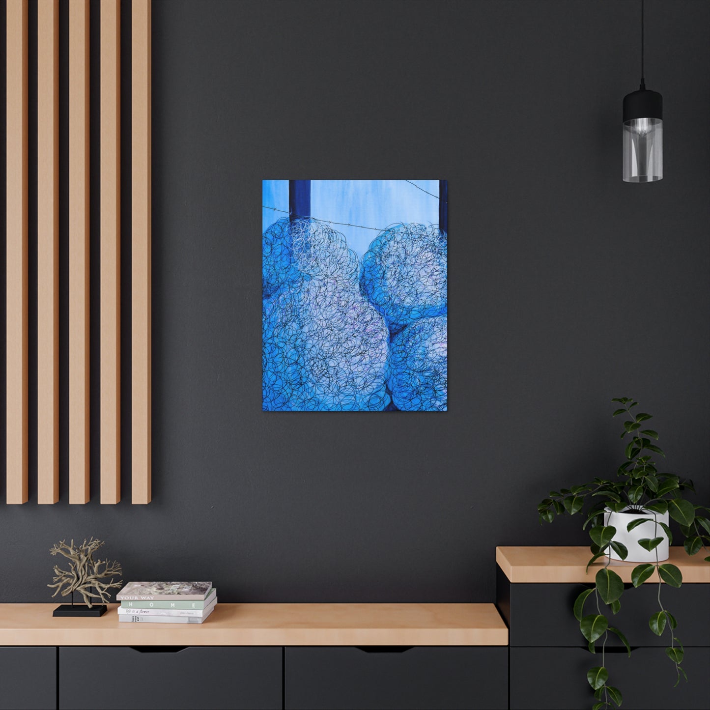 Blue Tumbleweed Canvas Gallery Wraps