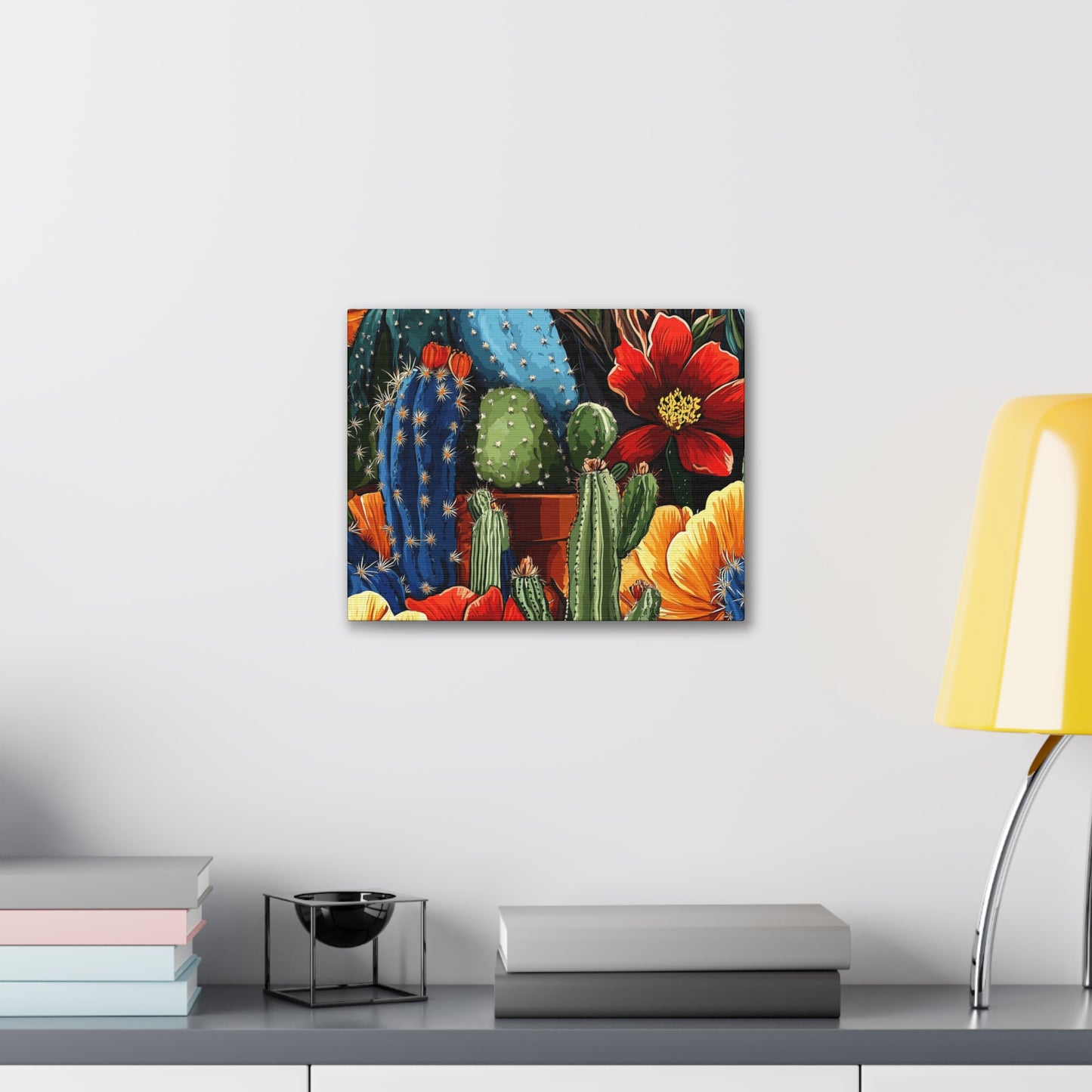 Canvas Wall Art - Cacti Gathering - smaller sizes